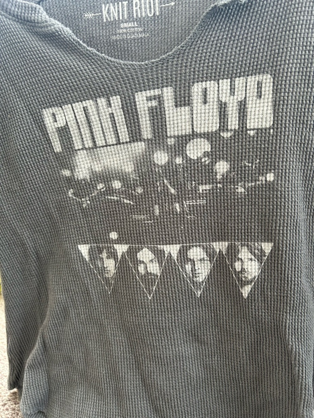 Pink Floyd “Knit Riot” Waffle Knit Tee - Picture 3 of 3